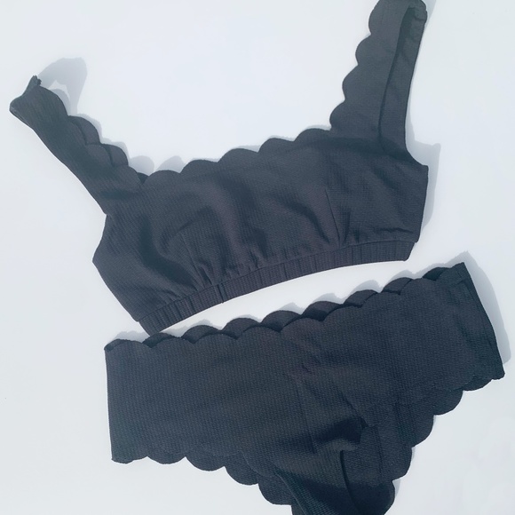 Marysia Palm Springs Bikini Top and Bottom in Black Small - Picture 1 of 2